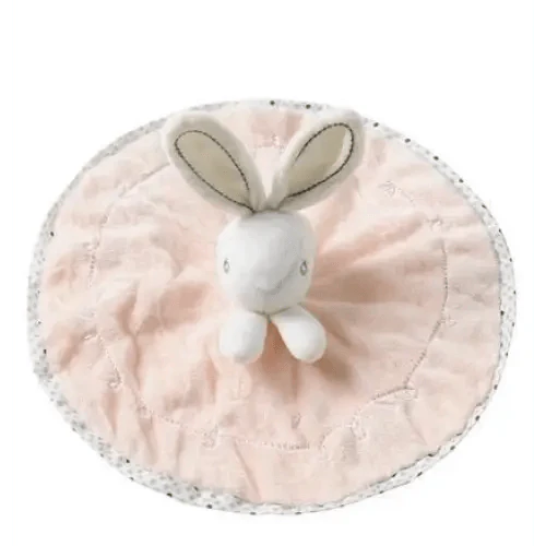 Soft Rabbit Security Blanket & Plush Soothing Toy for Newborns