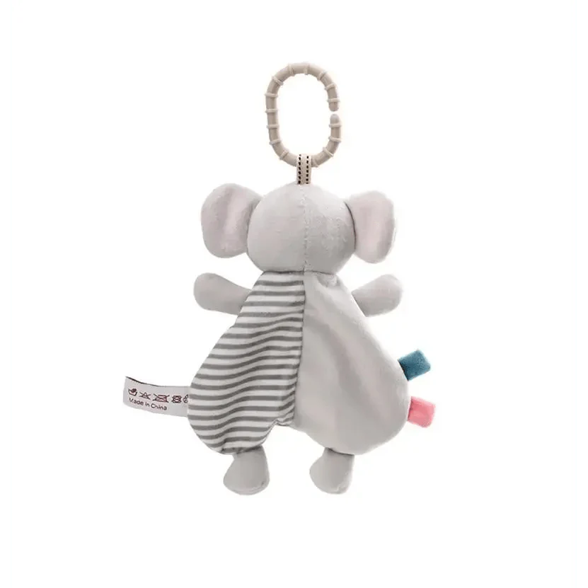Soft Rabbit Security Blanket & Plush Soothing Toy for Newborns