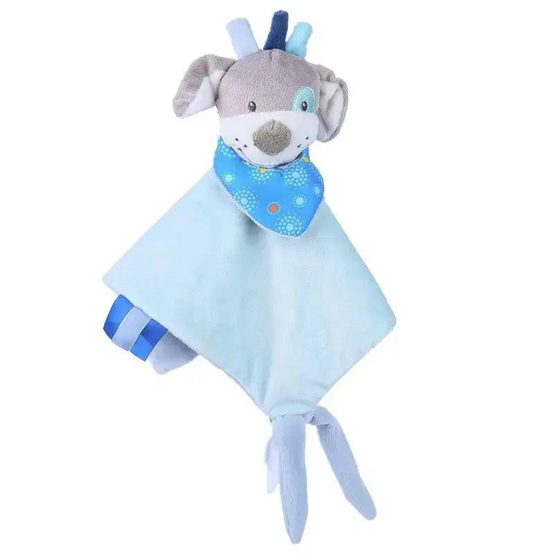 Soft Rabbit Security Blanket & Plush Soothing Toy for Newborns