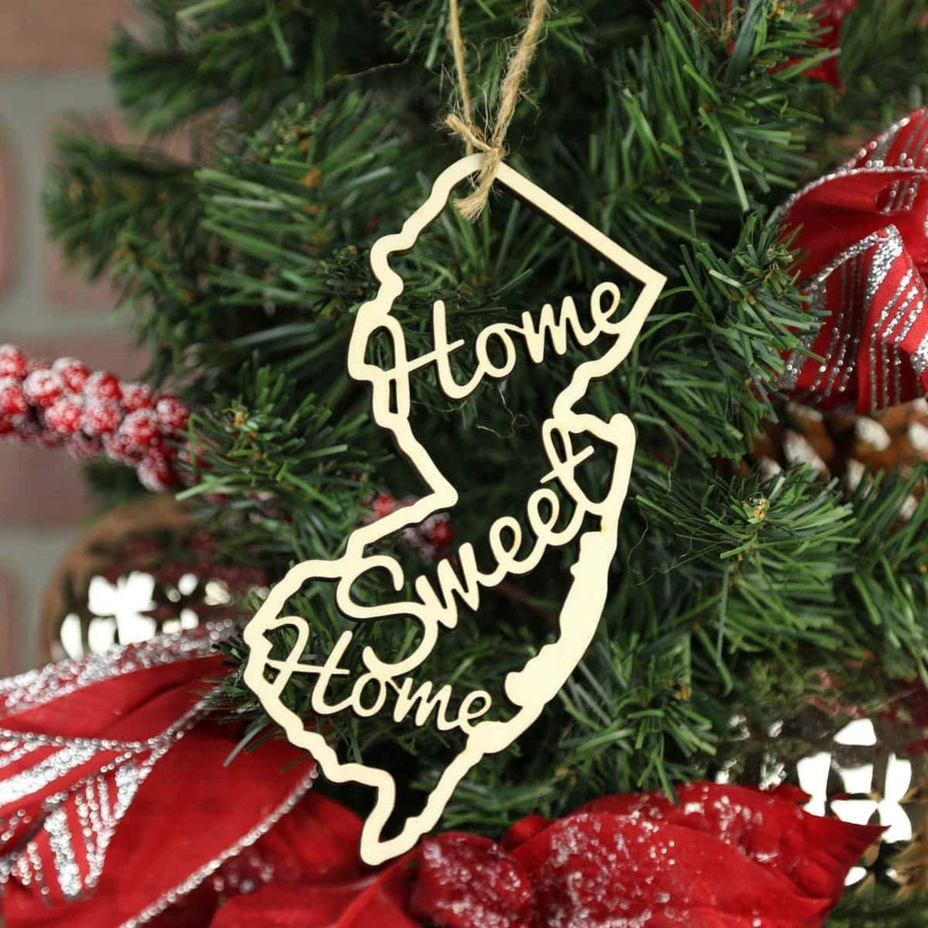 New Jersey Home Sweet Home Ornaments