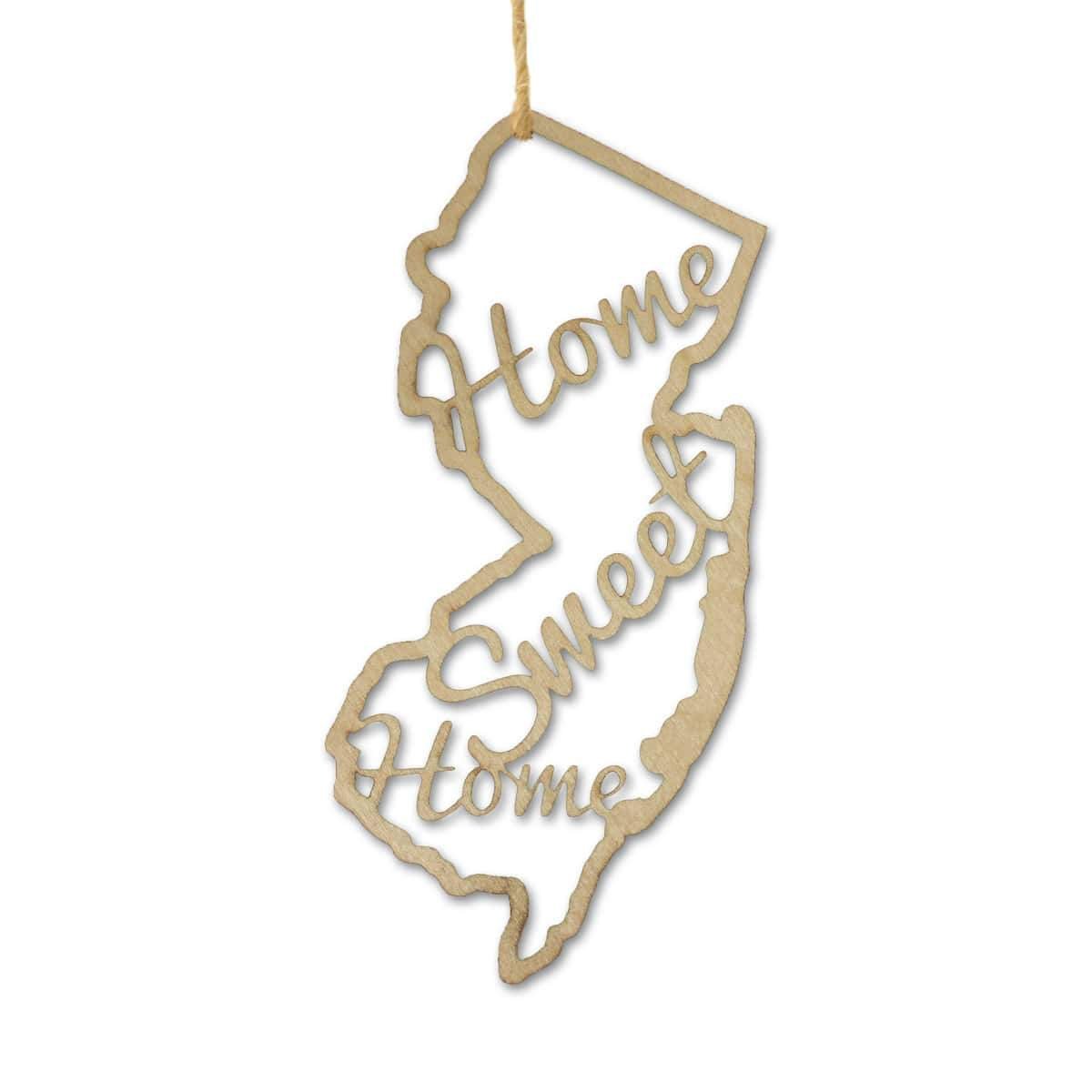New Jersey Home Sweet Home Ornaments