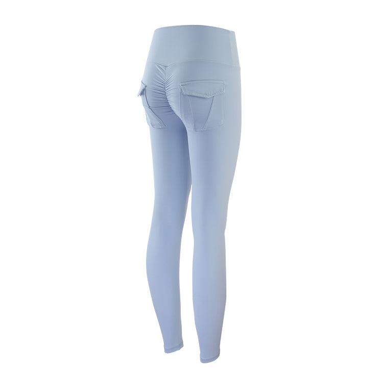 High-Waist Pocket Leggings for Running and Gym Workout