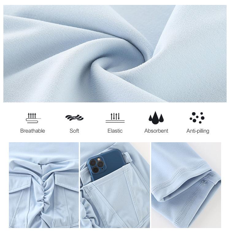 High-Waist Pocket Leggings for Running and Gym Workout