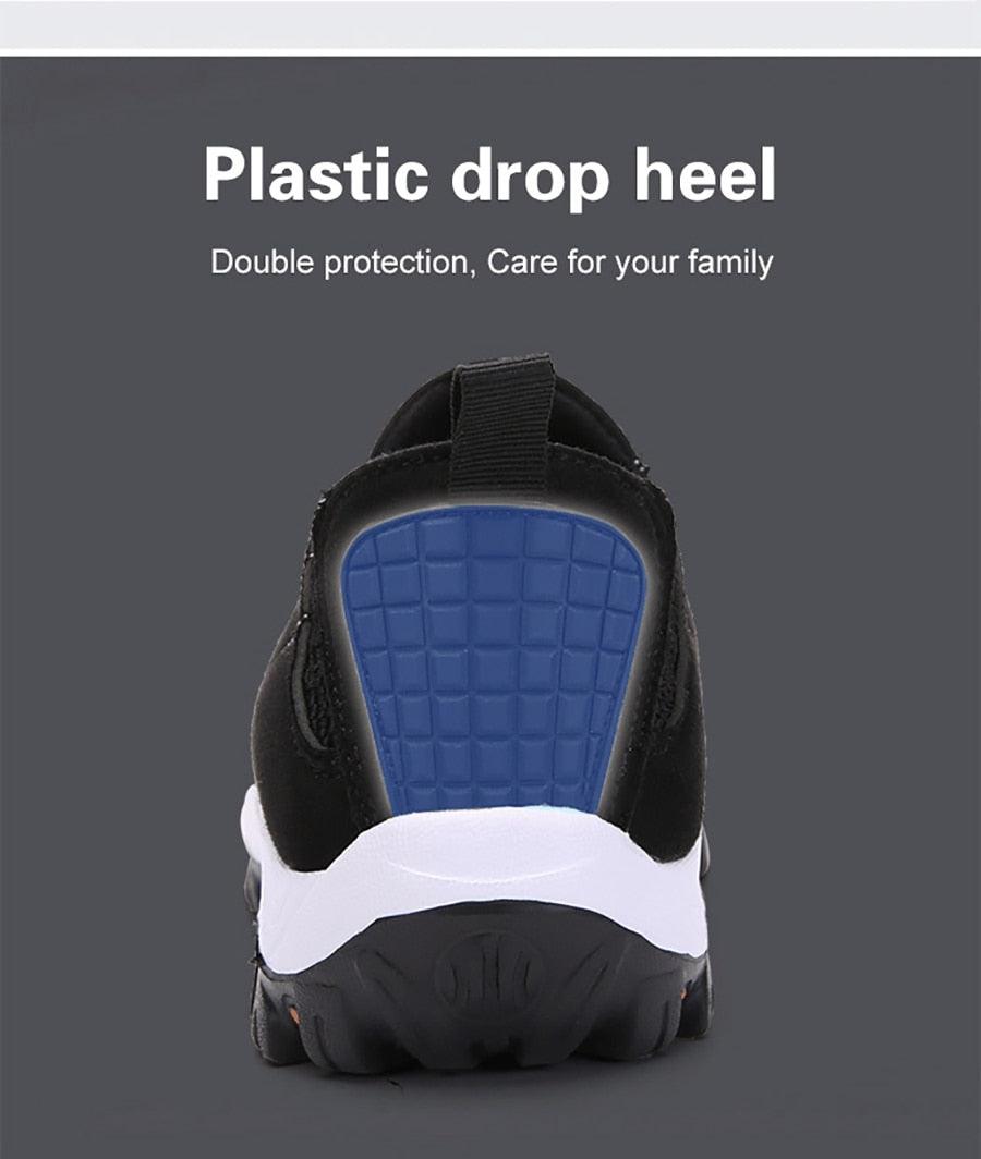 Men's Lightweight Knit Mesh Running Shoes Non-Slip Walking Sneakers