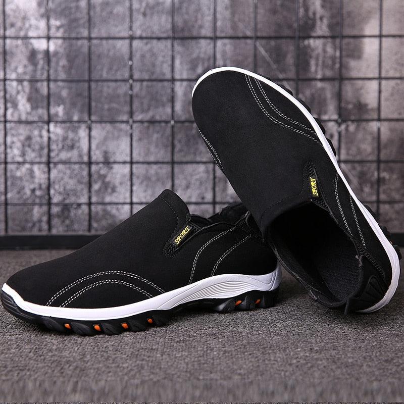 Men's Lightweight Knit Mesh Running Shoes Non-Slip Walking Sneakers