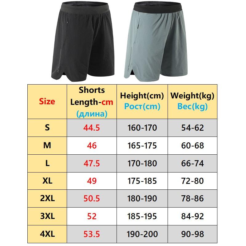 Men's Lightweight Quick-Dry Athletic Gym Shorts with Pockets