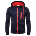 Men's Lightweight Athletic Fleece Hooded Jacket Performance Wear
