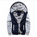 Men's Thick Fleece Lined Hoodie with Pockets Winter Sportswear