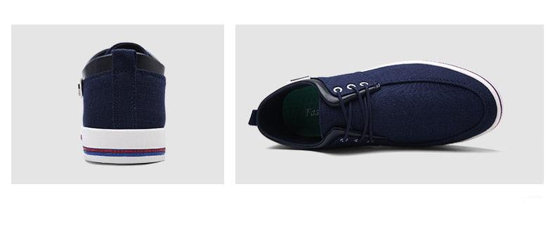 Men's Lightweight Casual Walking Sneakers - Comfortable Flat Shoes
