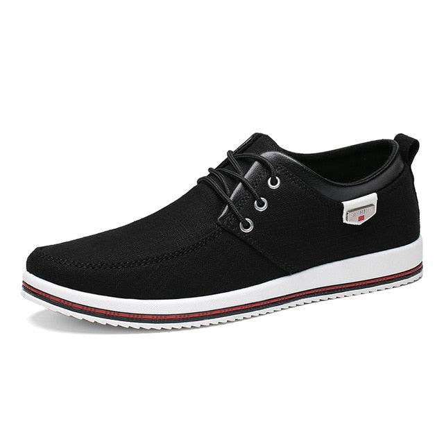 Men's Lightweight Casual Walking Sneakers - Comfortable Flat Shoes