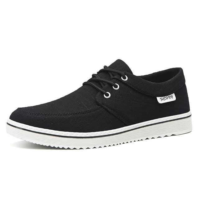 Men's Lightweight Casual Walking Sneakers - Comfortable Flat Shoes