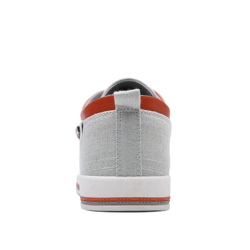 Men's Lightweight Casual Walking Sneakers - Comfortable Flat Shoes