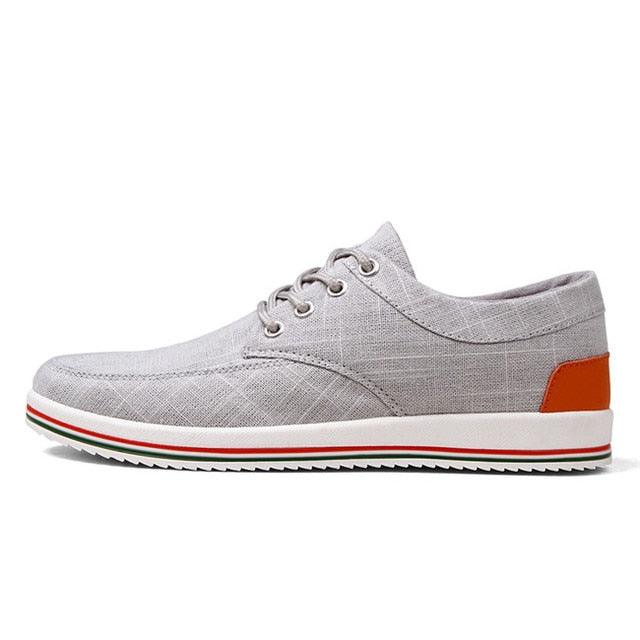 Men's Lightweight Casual Walking Sneakers - Comfortable Flat Shoes