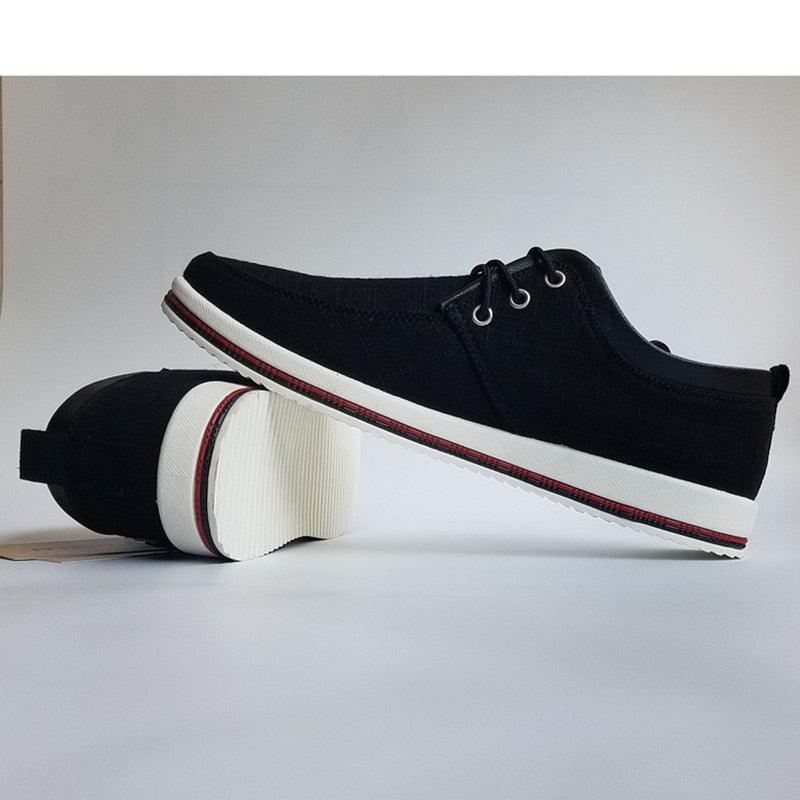 Men's Lightweight Casual Walking Sneakers - Comfortable Flat Shoes