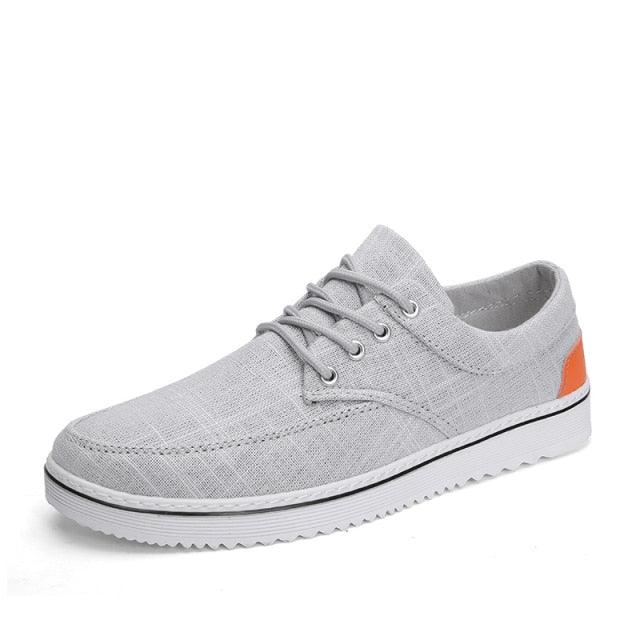 Men's Lightweight Casual Walking Sneakers - Comfortable Flat Shoes