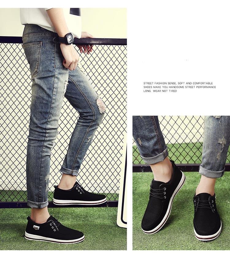 Men's Lightweight Casual Walking Sneakers - Comfortable Flat Shoes