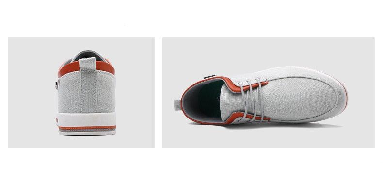 Men's Lightweight Casual Walking Sneakers - Comfortable Flat Shoes