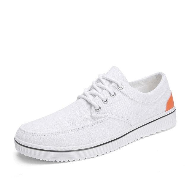 Men's Lightweight Casual Walking Sneakers - Comfortable Flat Shoes