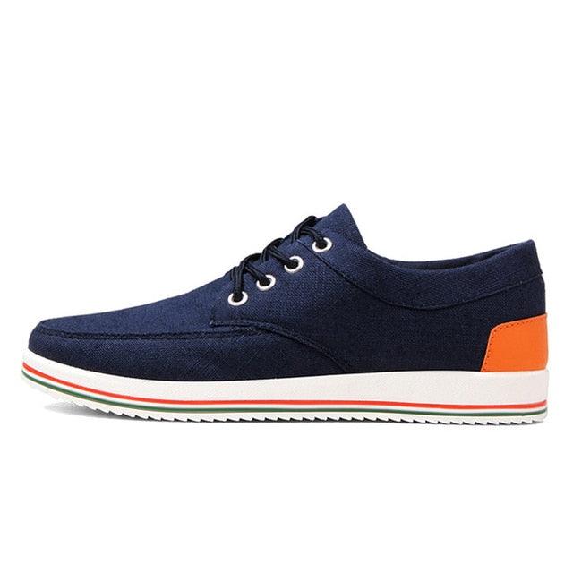 Men's Lightweight Casual Walking Sneakers - Comfortable Flat Shoes