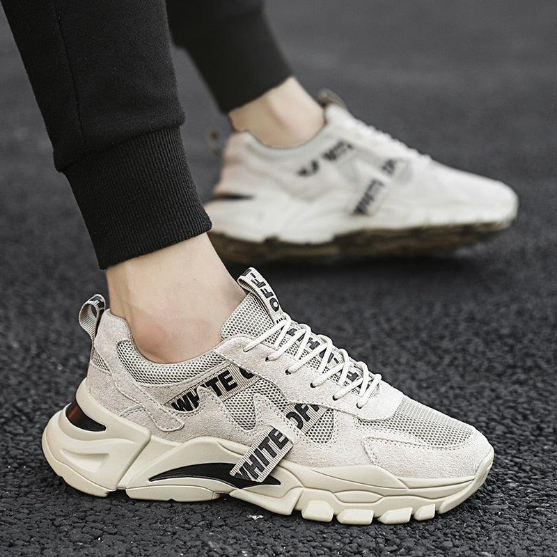 Men's High Top Breathable Mesh Casual Sport Walking Sneakers