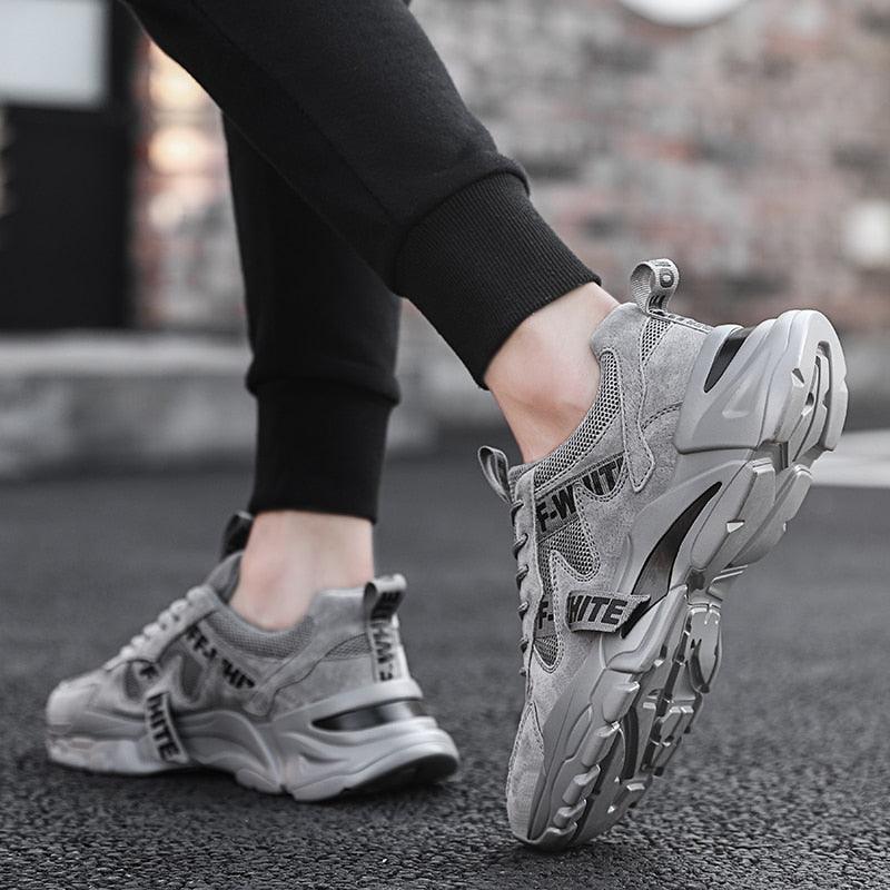 Men's High Top Breathable Mesh Casual Sport Walking Sneakers