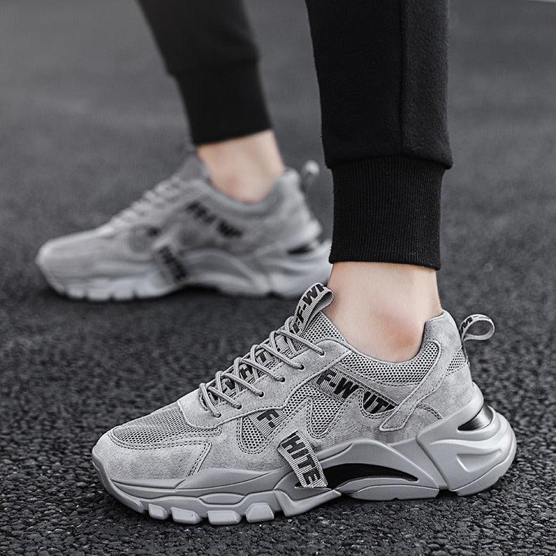Men's High Top Breathable Mesh Casual Sport Walking Sneakers