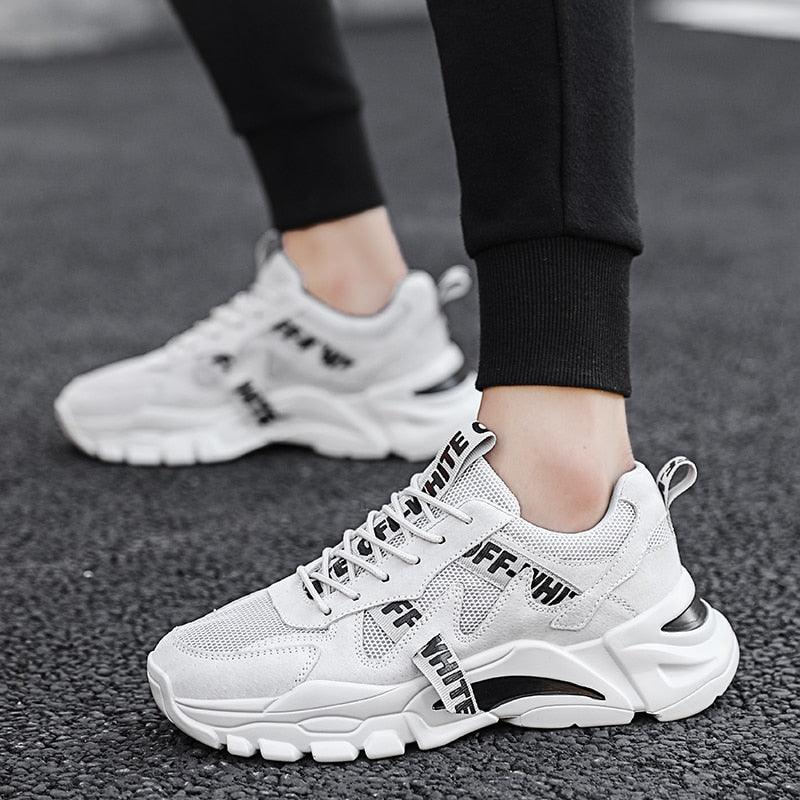 Men's High Top Breathable Mesh Casual Sport Walking Sneakers