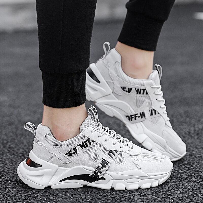 Men's High Top Breathable Mesh Casual Sport Walking Sneakers