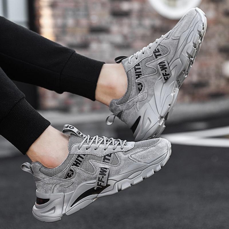 Men's High Top Breathable Mesh Casual Sport Walking Sneakers