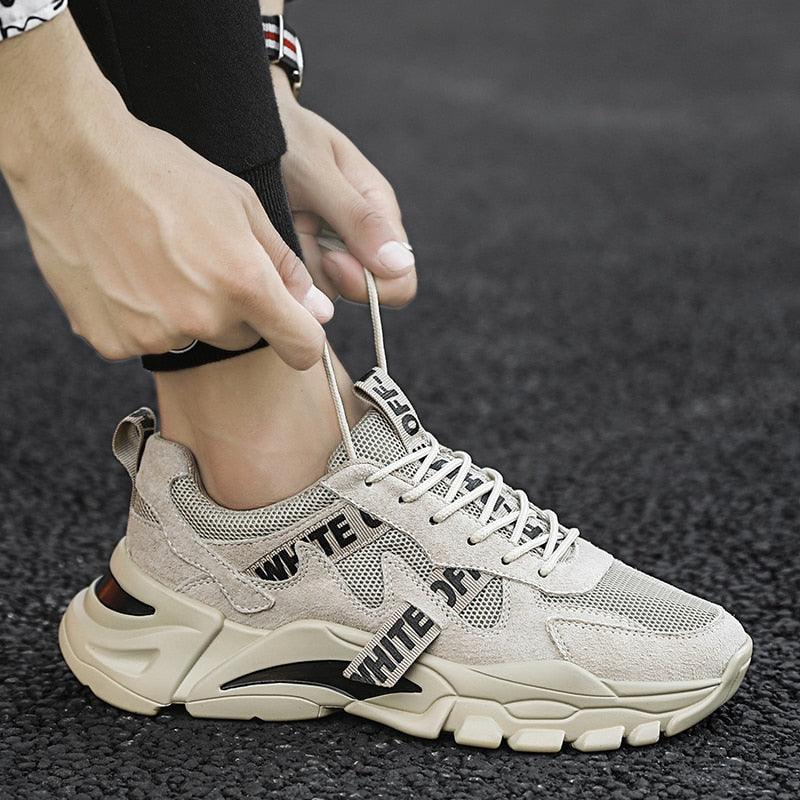 Men's High Top Breathable Mesh Casual Sport Walking Sneakers