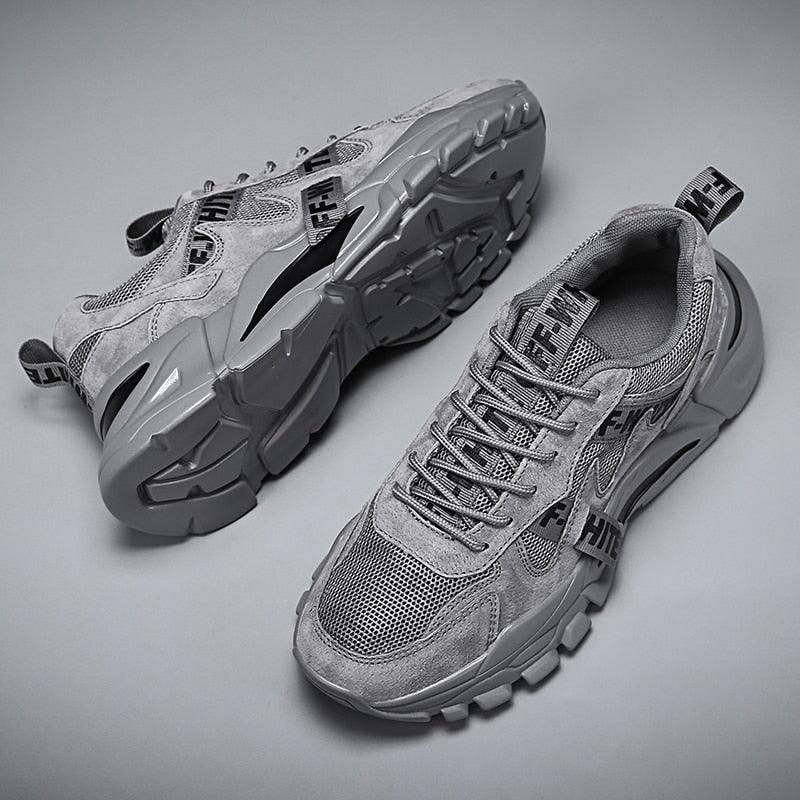 Men's High Top Breathable Mesh Casual Sport Walking Sneakers