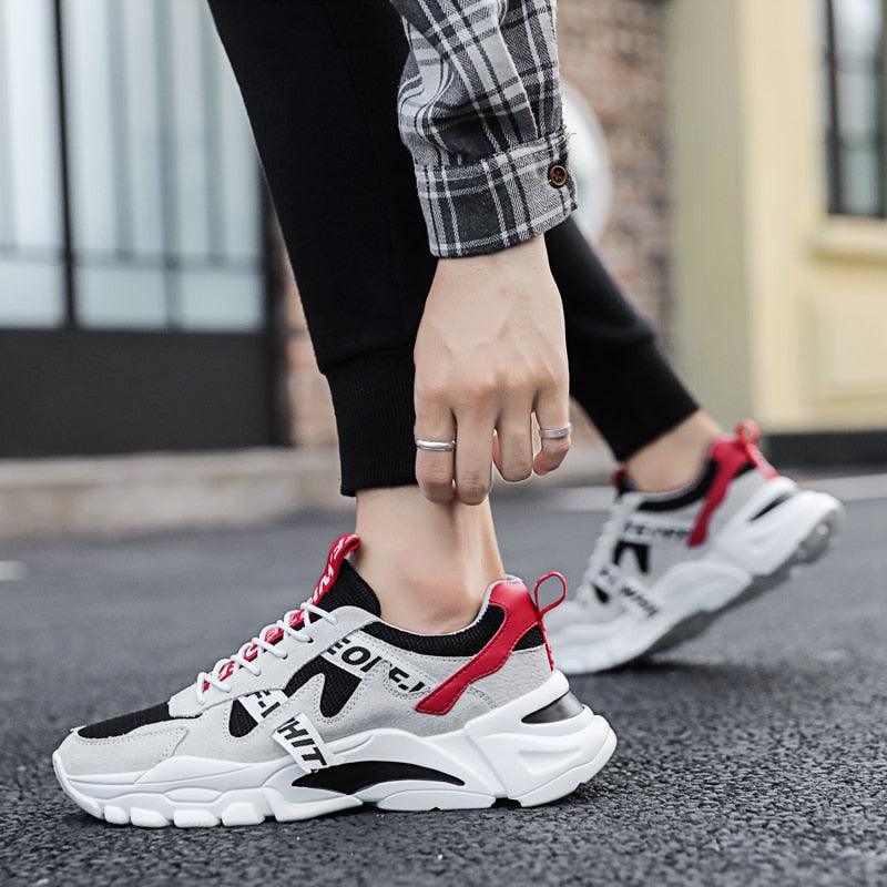 Men's High Top Breathable Mesh Casual Sport Walking Sneakers
