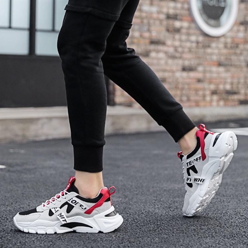 Men's High Top Breathable Mesh Casual Sport Walking Sneakers