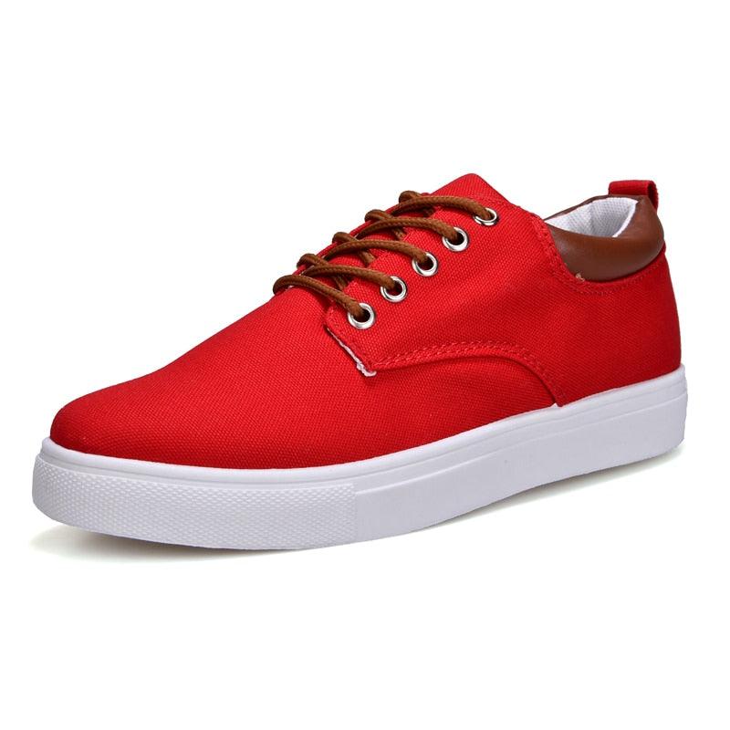Men's Casual Canvas Sneakers Lightweight Breathable Flats