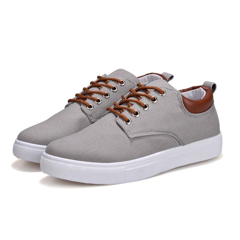 Men's Casual Canvas Sneakers Lightweight Breathable Flats