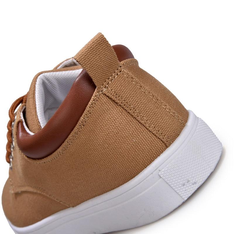 Men's Casual Canvas Sneakers Lightweight Breathable Flats