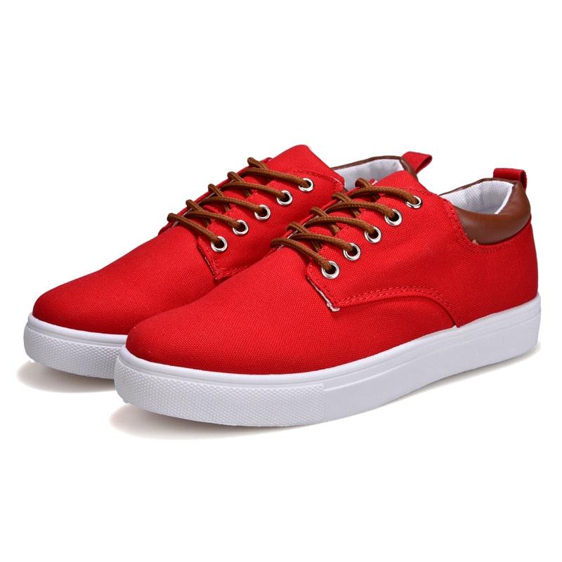 Men's Casual Canvas Sneakers Lightweight Breathable Flats
