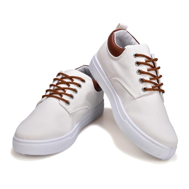 Men's Casual Canvas Sneakers Lightweight Breathable Flats