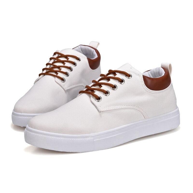 Men's Casual Canvas Sneakers Lightweight Breathable Flats