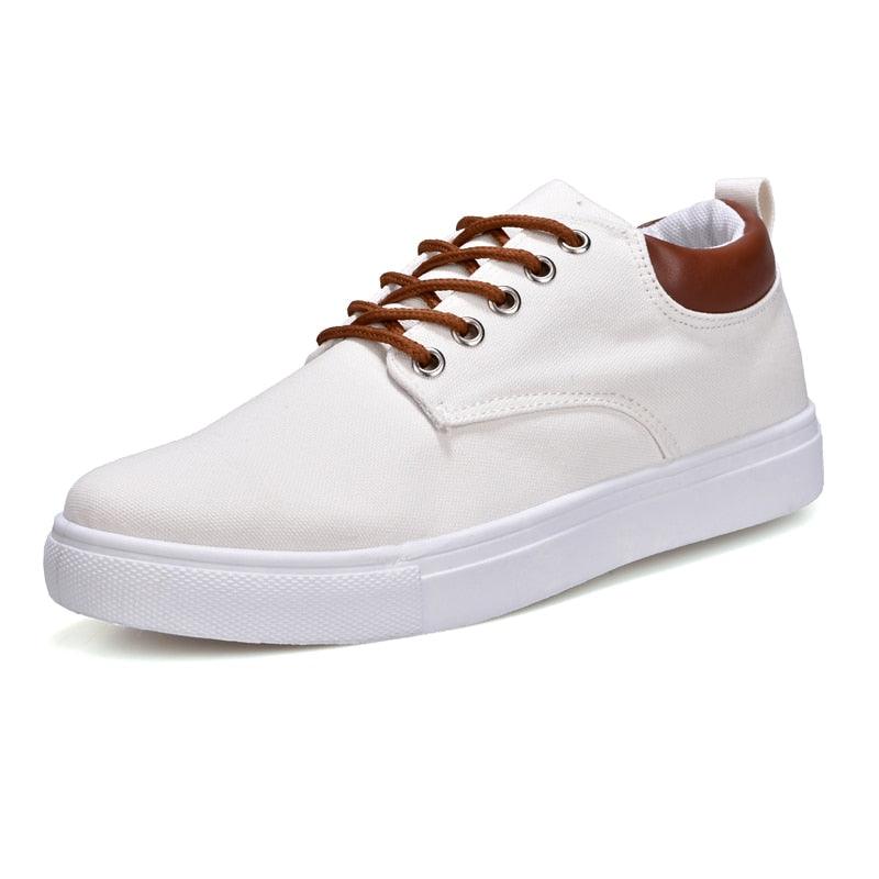 Men's Casual Canvas Sneakers Lightweight Breathable Flats