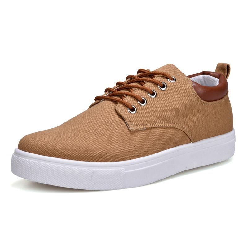 Men's Casual Canvas Sneakers Lightweight Breathable Flats