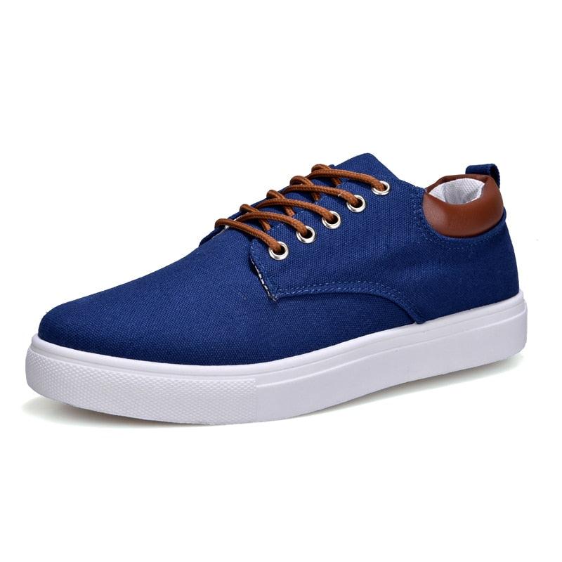 Men's Casual Canvas Sneakers Lightweight Breathable Flats