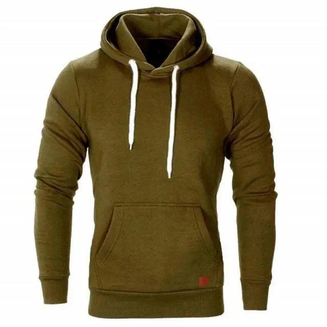 Men's Modern Slim-Fit Hoodie Lightweight Long Sleeve Pullover