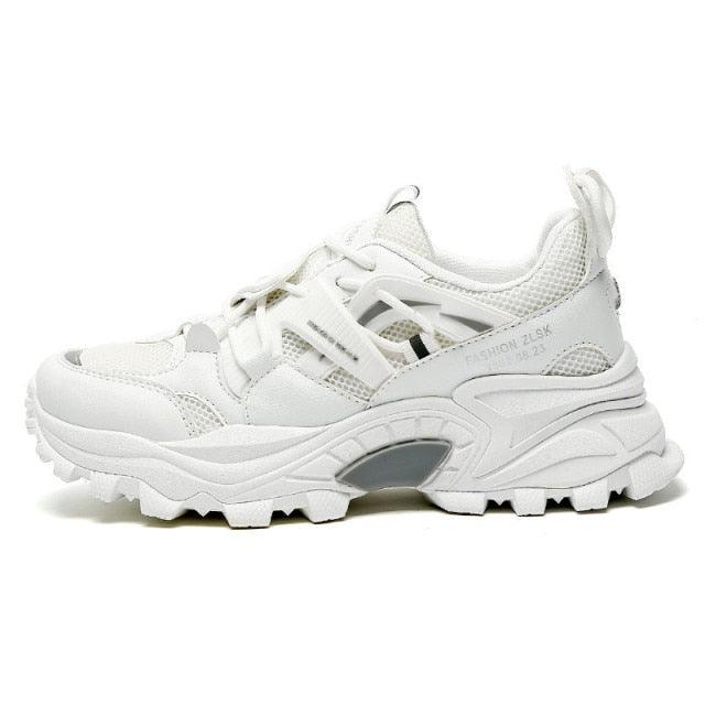 Unisex Chunky Streetwear Sneakers - Breathable Casual Trainers