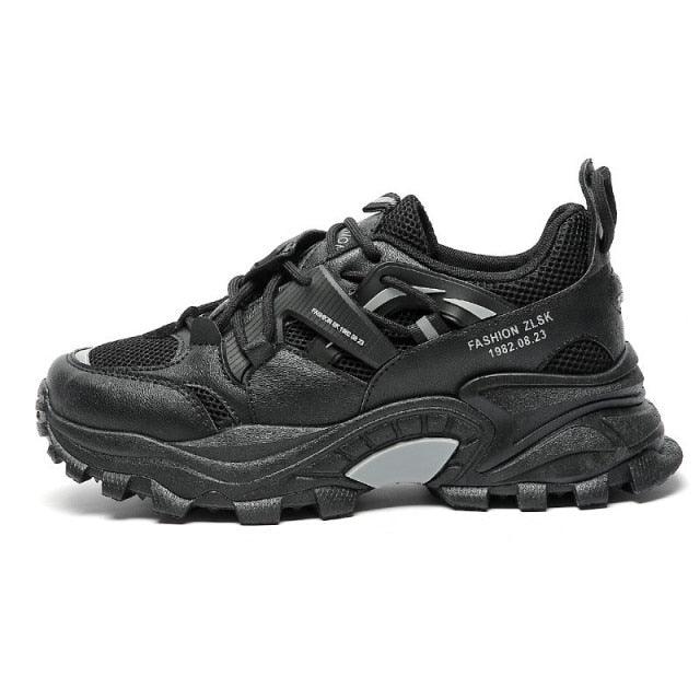 Unisex Chunky Streetwear Sneakers - Breathable Casual Trainers