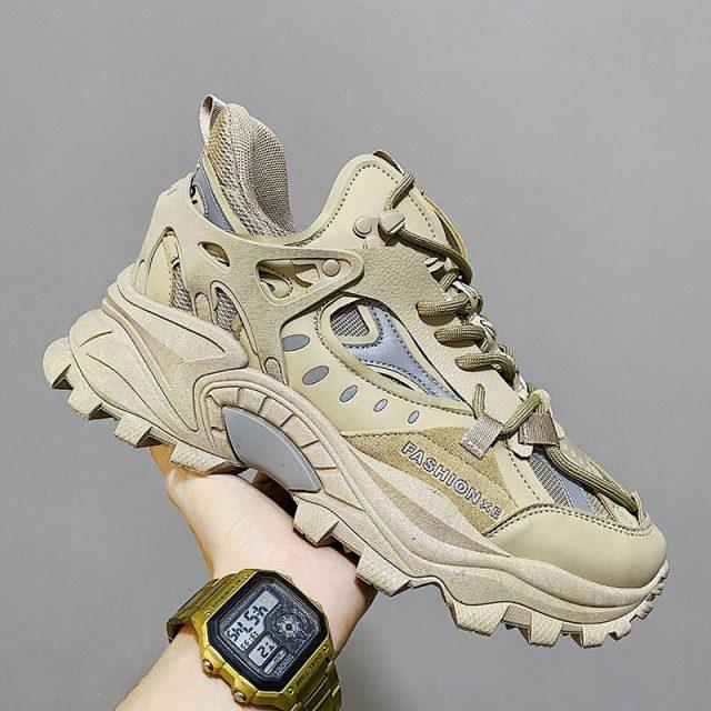 Unisex Chunky Streetwear Sneakers - Breathable Casual Trainers