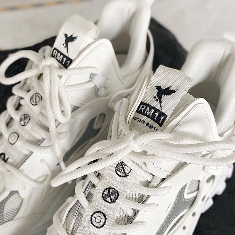 Unisex Chunky Streetwear Sneakers - Breathable Casual Trainers