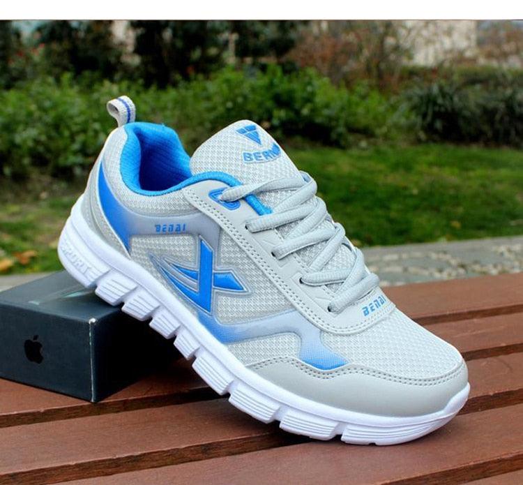 Mens Lightweight Breathable Mesh Walking Sneakers Athletic Shoes