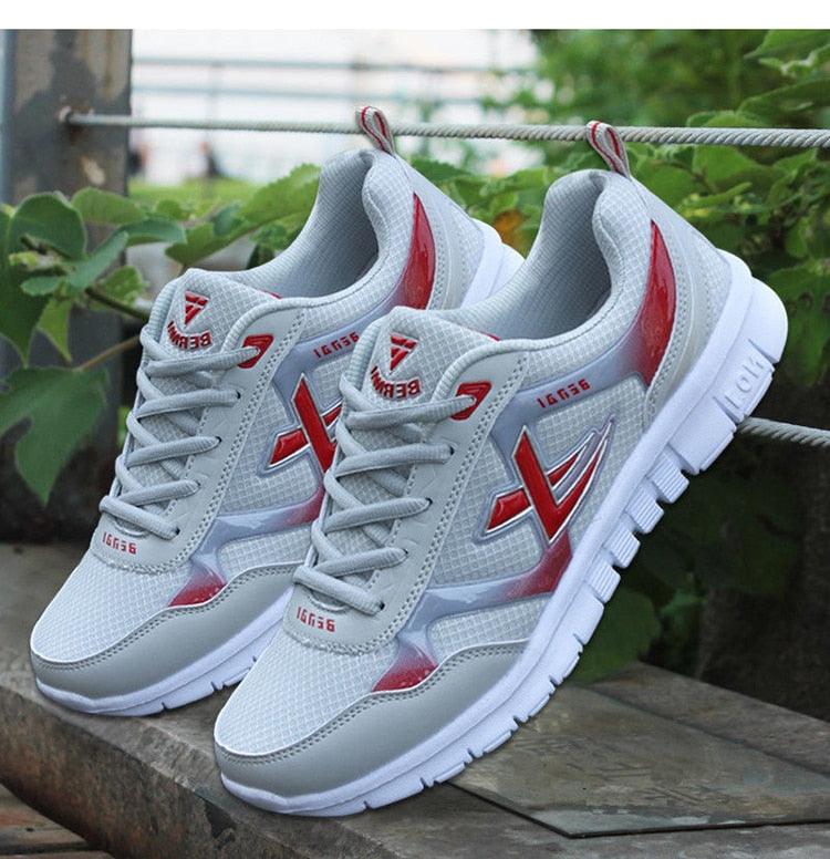Mens Lightweight Breathable Mesh Walking Sneakers Athletic Shoes
