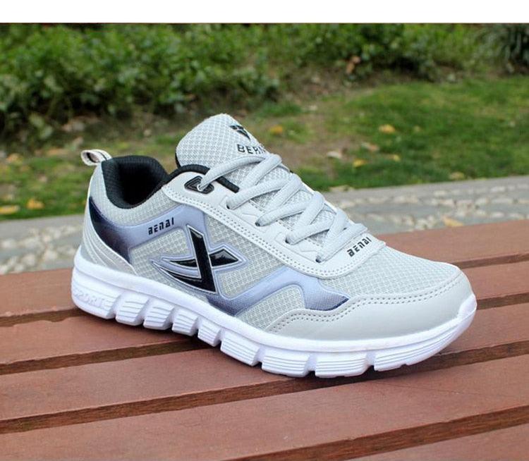 Mens Lightweight Breathable Mesh Walking Sneakers Athletic Shoes
